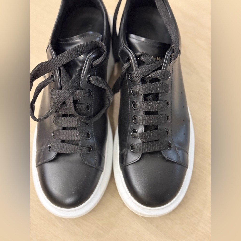 Alexander McQueen Black and White Sneakers